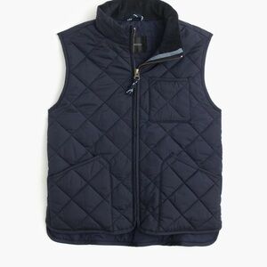 J.Crew Boys' Sussex Quilted Vest | 12 | Navy